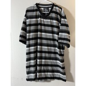 Old Skool V Neck Men's striped short sleeve 4X